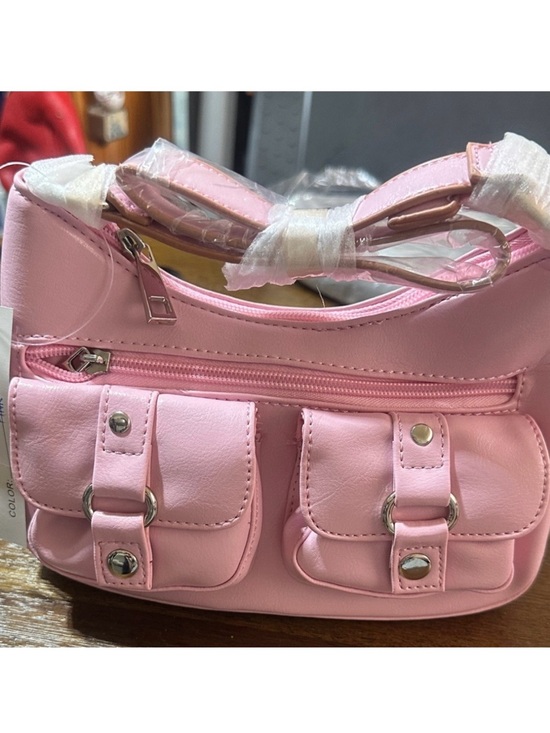 Handbags - Classic Pink Shoulder Bag - Women's Casual Crossbody
